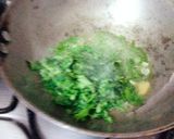 A picture of step 2 of Garlic yellow rice.