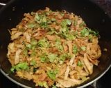 A picture of step 4 of Egg Kothu (Minced) Paratha.
