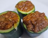 Foto del paso 5 de la receta: Calabacín relleno de atún