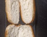 A picture of step 3 of Vegetable Subway Sandwich.