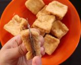 Foto langkah ke 10 dari resep Ide Usaha Rumahan, Modal 10 ribu rupiah. Tahu Jeletot Crispy yang pedas dan gurih.