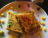 A picture of step 4 of Cheesy methi paratha roll/pocket.