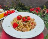 A picture of step 4 of Spaghetti with Canned Tuna.