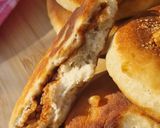 Koreai töltött palacsinta (vegán) recept fázis 8 fotója