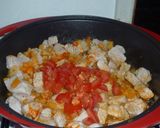 Sertéspörkölt Tajine edényben recept fázis 4 fotója