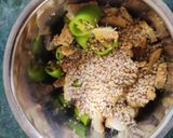 A picture of step 3 of Kurkuri Chakri.