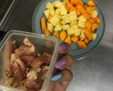 Foto del paso 1 de la receta: Arroz con vegetales y pollo