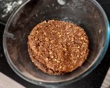 A picture of step 2 of Coconut and hazelnut chocolate cookies.