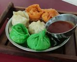 A picture of step 8 of Momos (Steamed Dumplings).