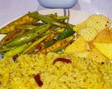 A picture of step 8 of MoongdalKhichdi.