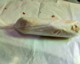 A picture of step 19 of Veg chicken shawarma.