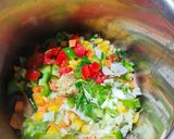 A picture of step 2 of Mixed Vegetable Daliya.
