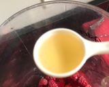 Foto del paso 1 de la receta: Trolebús de frambuesa y vino rosado