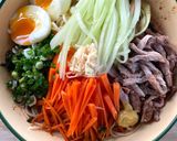 รูปขั้นตอนการทำที่ 2 ของ สปาเกตตี้เย็นอย่างโซบะเย็น😅🍜🍱