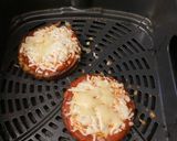 A picture of step 3 of Veggie parmesan over mac & cheese.