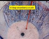 A picture of step 2 of Strawberry milkshake.