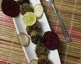 A picture of step 8 of Cabbage muthia.