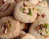 एलमंड्स पिस्तांचो बटर कुकीज़ (almonds pistachio butter cookies recipe in Hindi) रेसिपी चरण 7 फोटो