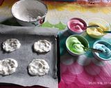 Foto langkah ke 3 dari resep 14. ☁️🌈 Roti Awan / Cloud Bread 🌈☁️.