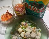 Foto langkah ke 7 dari resep Bakso Ayam tetelan daging,gajih dan tahu bakso.