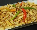 फलाहारी फिंगर चिप्स (falahari finger chips recipe in Hindi) रेसिपी चरण 4 फोटो