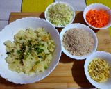 A picture of step 1 of Indo Chinese Veg Lollipop.