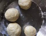 A picture of step 3 of Amritsari kulcha.