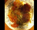 Une image de l'étape 4 de Galettes de veau aux oignons olives et tomates.