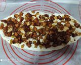 A picture of step 8 of Apple cinnamon sour dough bread.