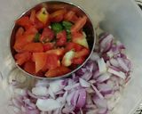 मुंबई मस्त टमैटो पुलाव (Mumbai mast tomato pulav recipe in hindi) रेसिपी चरण 2 फोटो
