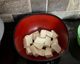 Foto langkah ke 1 dari resep Tumis Sawi Putih Jamur Shiitake Tahu.