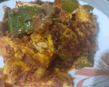 A picture of step 12 of Kadhai paneer.