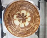A picture of step 7 of Zebra Chocolate Vanilla Marble Cake.