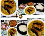 A picture of step 4 of Moong Daal Palak.