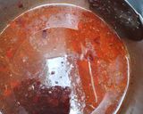 A picture of step 4 of Jollof spaghetti.