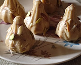 A picture of step 11 of Mava modak.