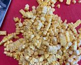 A picture of step 1 of Sweetcorn custard/purée.