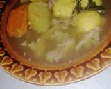 Sajtgolyó levesbetét recept fázis 2 fotója