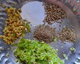 A picture of step 2 of Potato sabudana chakri.