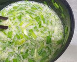 A picture of step 1 of Chive and Oyster Omelet.