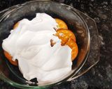 A picture of step 4 of Easy Biscuits orange Trifle.