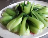 Hình bước làm 4 của món Cải thìa luộc chấm chao