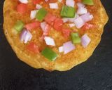A picture of step 3 of Healthy Moong Dal Mini Pizza.