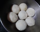 A picture of step 9 of Sooji litti.