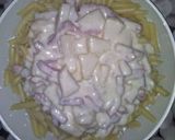 Foto del paso 5 de la receta Pasta con piña y salsa de queso