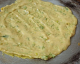 A picture of step 2 of Cucumber jawar chila.