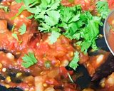 A picture of step 2 of Tomato peanut chutney with dash of Radish.