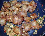 รูปขั้นตอนการทำที่ 5 ของ หมูสามชั้นผัดพริกเกลือ-ข้าวหมูสามชั้นผัดพริกเกลือ