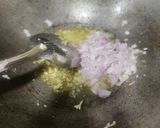 A picture of step 4 of Veg Manchurian.
