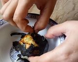 A picture of step 2 of Smoked eggplant curry /baingan bharta.